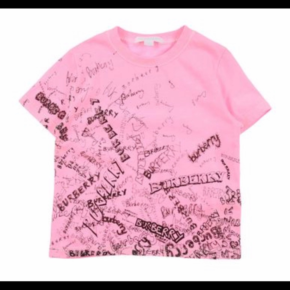 Burberry All Over T shirt Girls